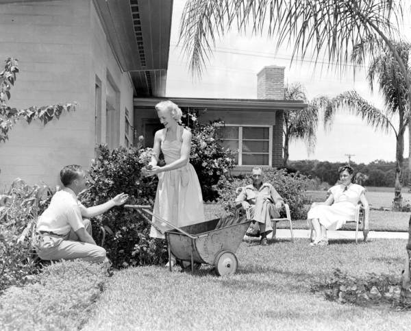 Gardening at a residence - Winter Haven, Florida