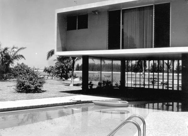 Home of Philip Hiss with swimming pool - Sarasota, Florida.