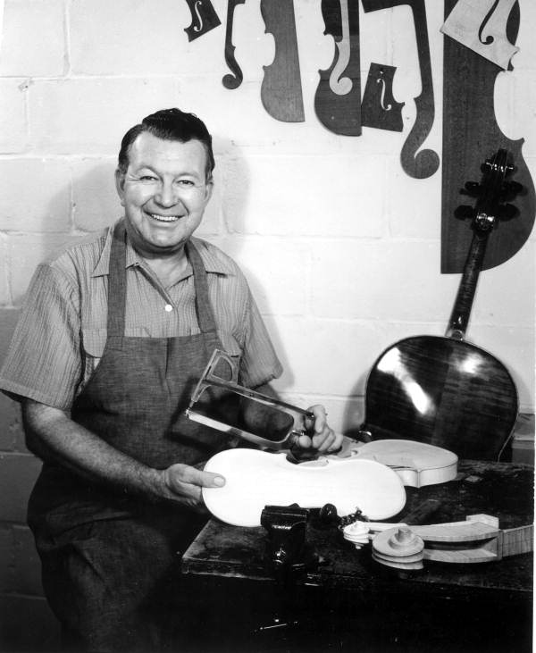 Violin maker Dudley Reed.