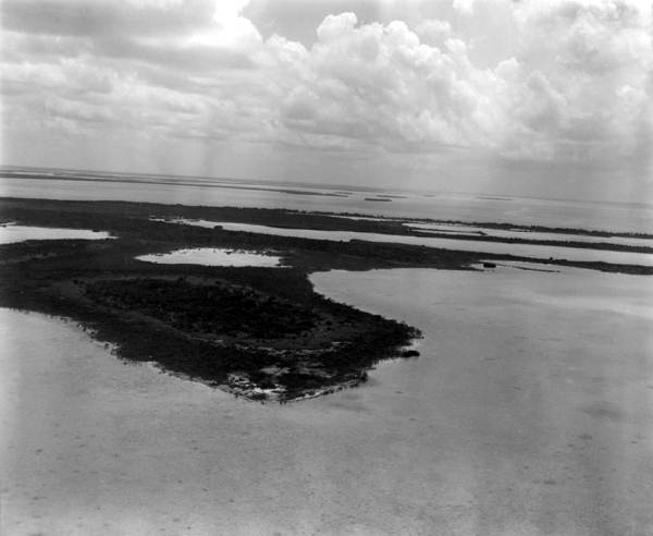Aerial view of the Florida Keys
