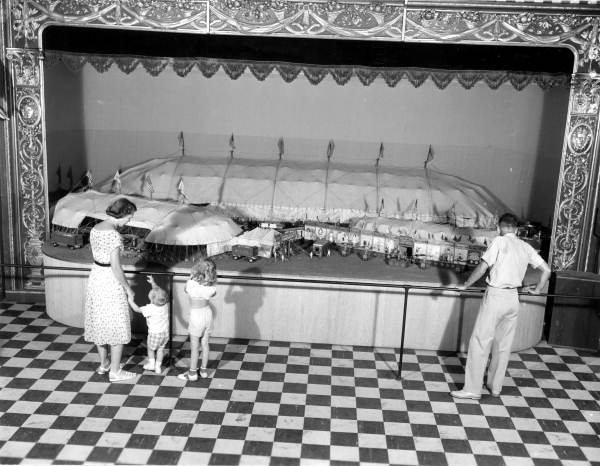 Model of circus on display- Sarasota, Florida.