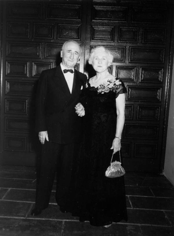 South Carolina Governor James F. Byrnes and his wife in formal attire during the Governors' Conference - Boca Raton, Florida.