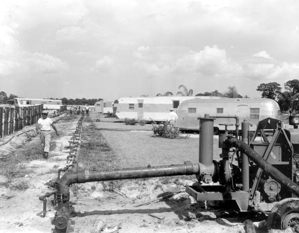 Workers at the Trailer Estates - Bradenton, Florida