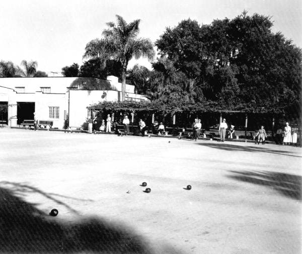 Lawn bowling at Sunshine Park - Orlando, Florida