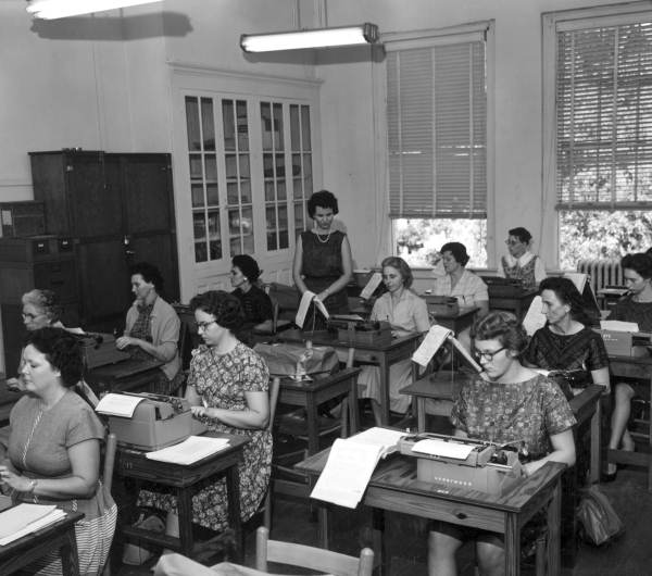Teacher and students in classroom, Lively Vocational - Tallahassee, Florida