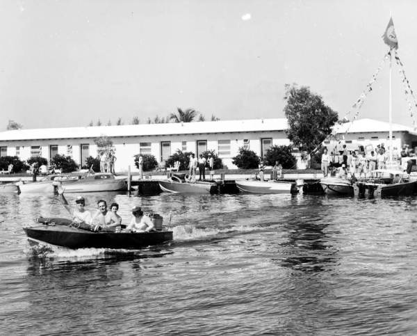 Motorboats on the Indian River - Vero Beach, Florida