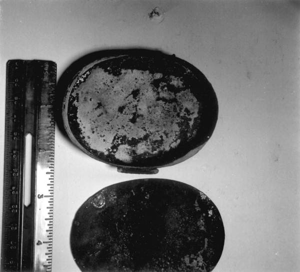 Snuff box on display at McKee's Museum of Sunken Treasure - Plantation Key, Florida