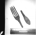 Silver fork on display at McKee's Museum of Sunken Treasure - Plantation Key, Florida