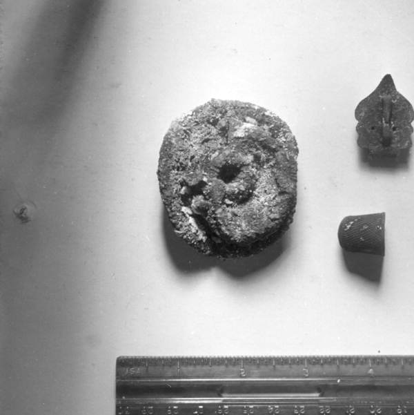 Relics on display at McKee's Museum of Sunken Treasure - Plantation Key, Florida