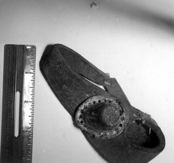 Sailmaker's palm on display at McKee's Museum of Sunken Treasure - Plantation Key, Florida