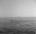 Floats of airlift used in salvaging wreck of Spanish galleon Capitana, El Rubi Segundo - Plantation Key, Florida .