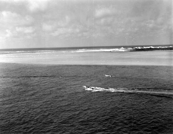 Motorboats in Chocawhatchee Bay - Destin, Florida