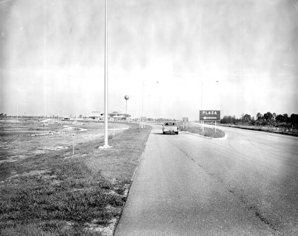 Rest stop area of the Sunshine State Parkway - Palm Beach County, Florida.