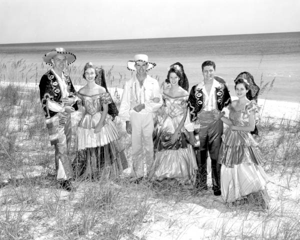 Costumed participants of the Quadricentennial Festival - Pensacola, Florida
