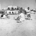 International teachers at the beach - Miami Beach, Florida .