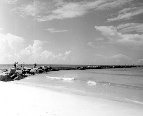 Fishing from a Panama City Beach jetty