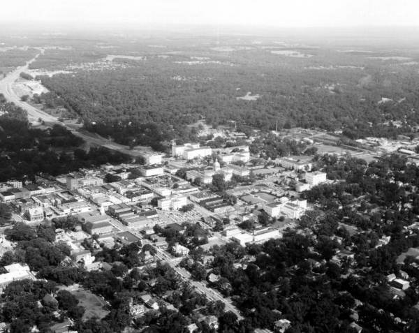 Aerial view of Tallahassee.