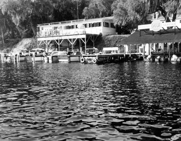 View of Sportsman's Lodge on the Saint Johns River - Welaka, Florida.