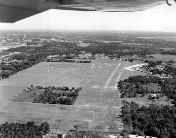 Aerial view of Gainesville.