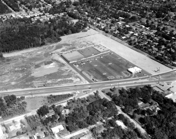 Aerial view of Gainesville.