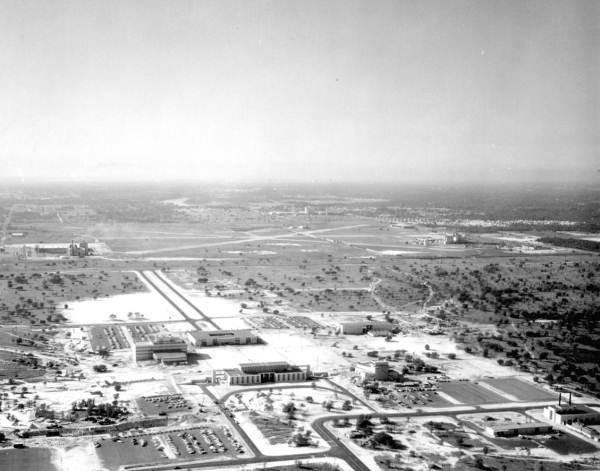 Aerial view of the University of South Florida - Tampa, Florida.