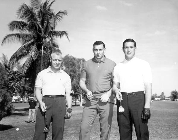 Golfers at the Football League Golf Tournament - Fort Lauderdale, Florida
