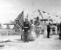 Historical reenactment during the Fiesta of Five Flags - Pensacola, Florida.