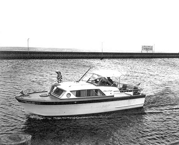 Dr. and Mrs. Charles Miller on their boat trip - Pahokee, Florida