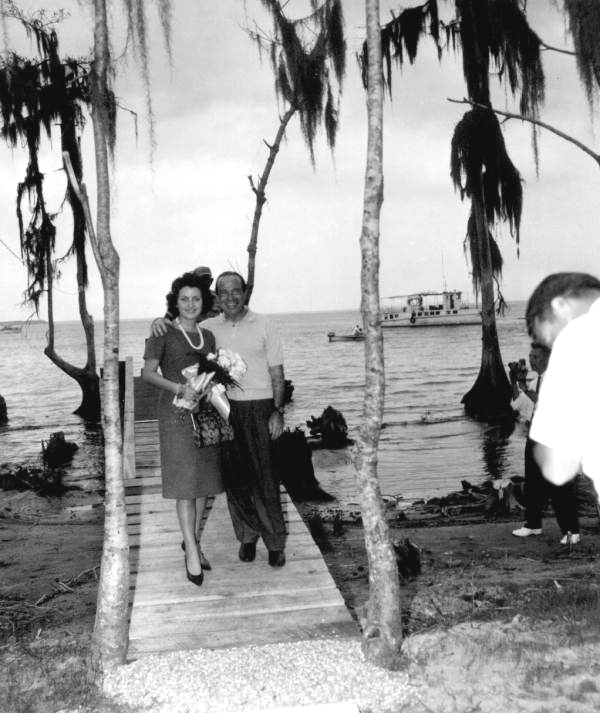 Mr. and Mrs. Henry Freeman, the lucky winners of the