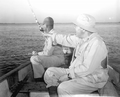 Art Mercier bass fishing in Lake Okeechobee - Moore Haven, Florida