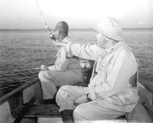 Art Mercier bass fishing in Lake Okeechobee - Moore Haven, Florida