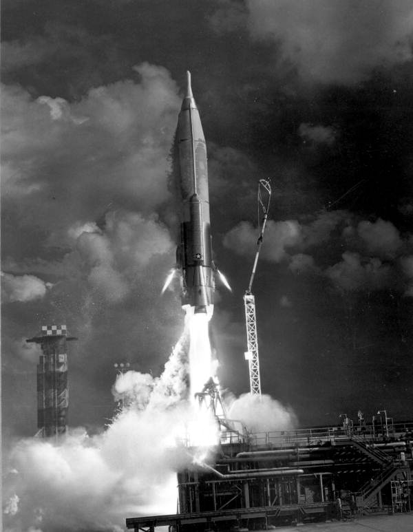 Launching of the Atlas - Cape Canaveral, Florida
