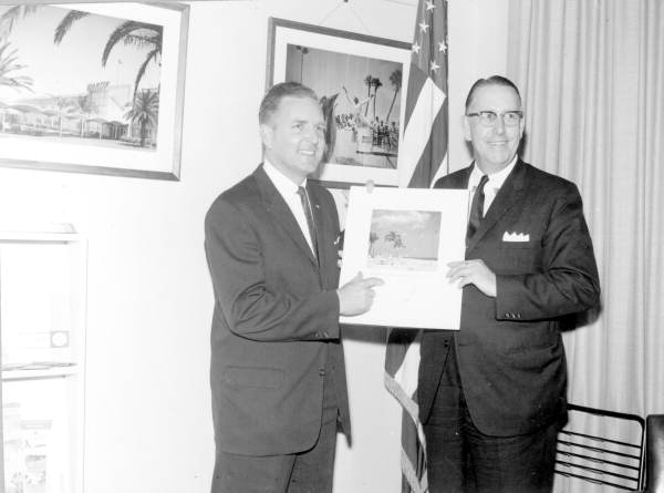 Wendell Jarrard and Ex-Governor Charley Johns