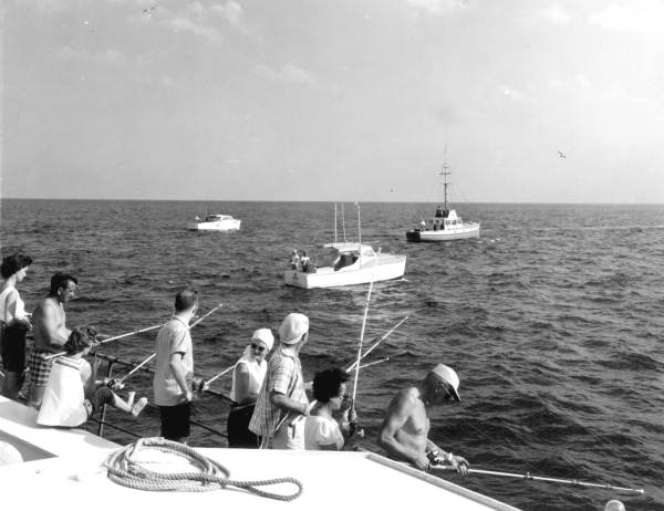 Fishing for kingfish - West Palm Beach, Florida.