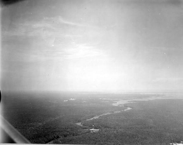 Aerial view of the Wakulla River