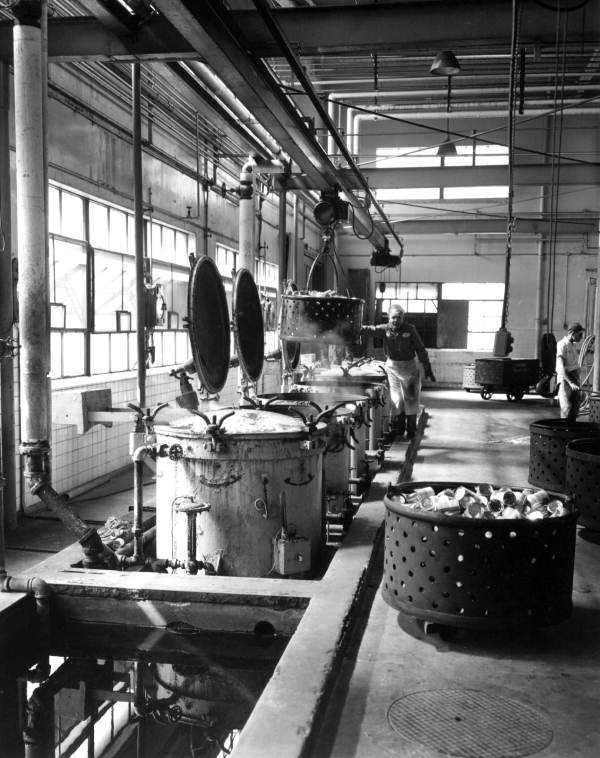 Florida Memory  Inside the Lykes Brothers meat canning plant - Tampa,  Florida.