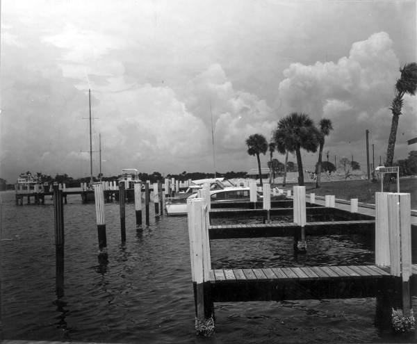 Boats at the dock - Eau Gallie, Florida