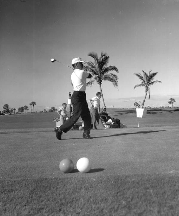 Golfers on the golf course - Port St. Lucie, Florida .