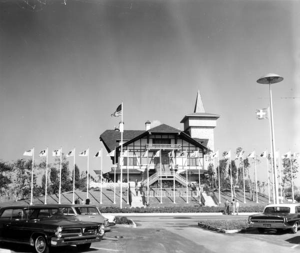 Old Swiss style house at Busch Gardens - Tampa, Florida.