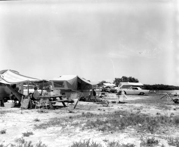 Camping area in the Florida Keys - Marathon, Florida
