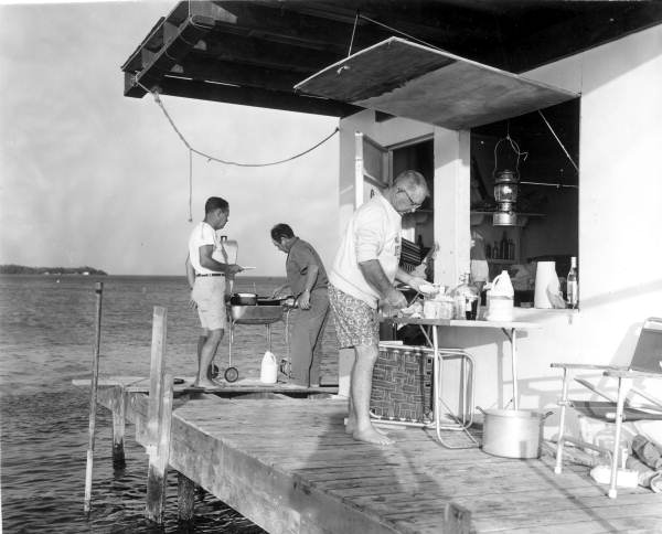 Fishing shack on the flats in the Florida Keys - Marquesas Keys, Florida