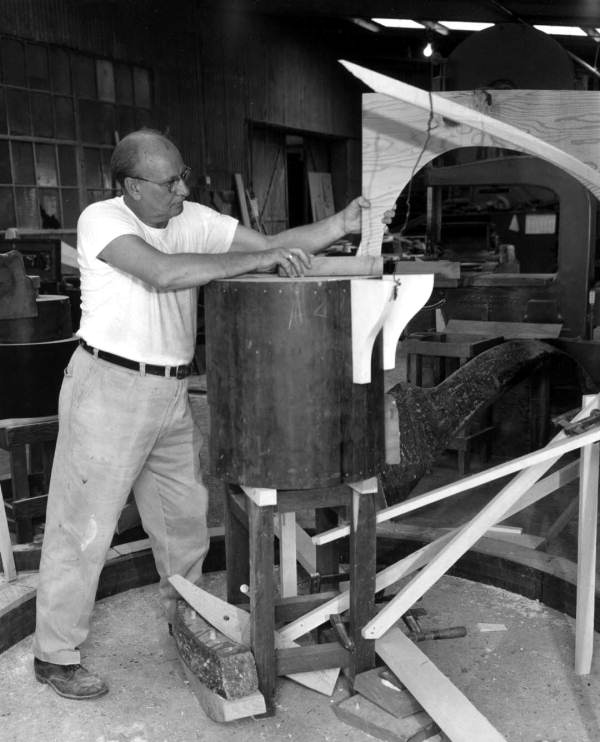 Unidentified employee at Florida Machine & Foundry - Jacksonville, Florida.