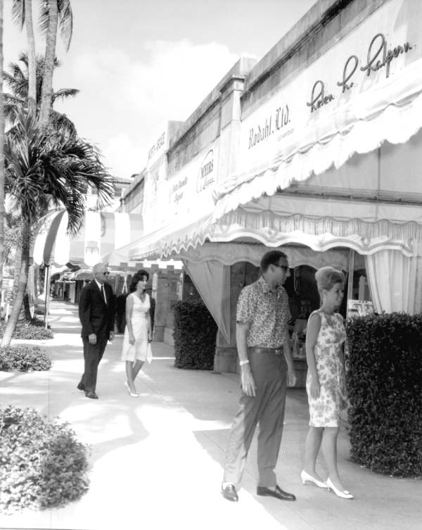 Strolling along Worth Avenue - Palm Beach, Florida.