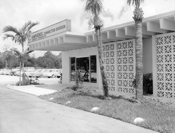 View of Amphenol Corporation Connector Division building - Hollywood, Florida