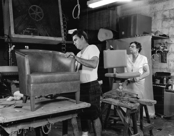 Furniture workers make chairs - Miami, Florida .