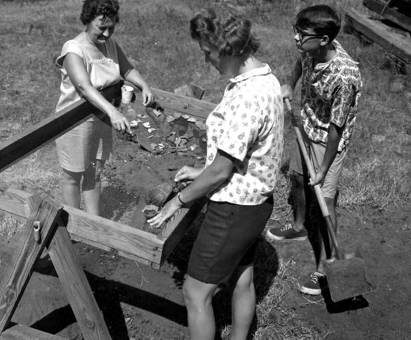 Excavations at the Tivoli House site - Pensacola, Florida.