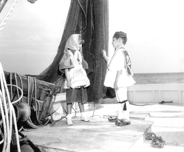 Nichols children at the Florida Seafood Festival - Apalachicola, Florida