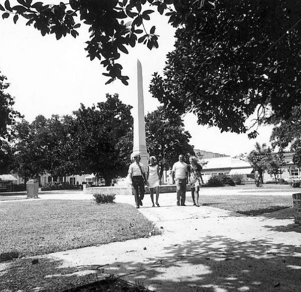 W. D. Chipley monument in Ferdinand VII Plaza - Pensacola, Florida.