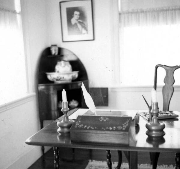 Desk in the Audubon House and Gardens - Key West, Florida.