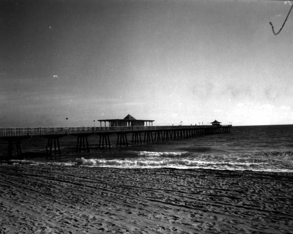 Pier on Pompano Beach.